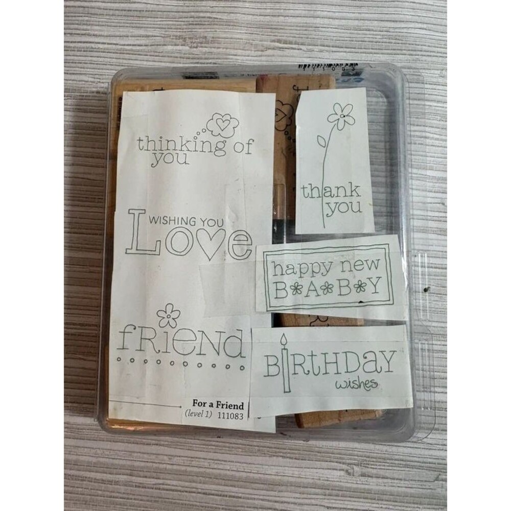 Stampin up for a friend stamp sets